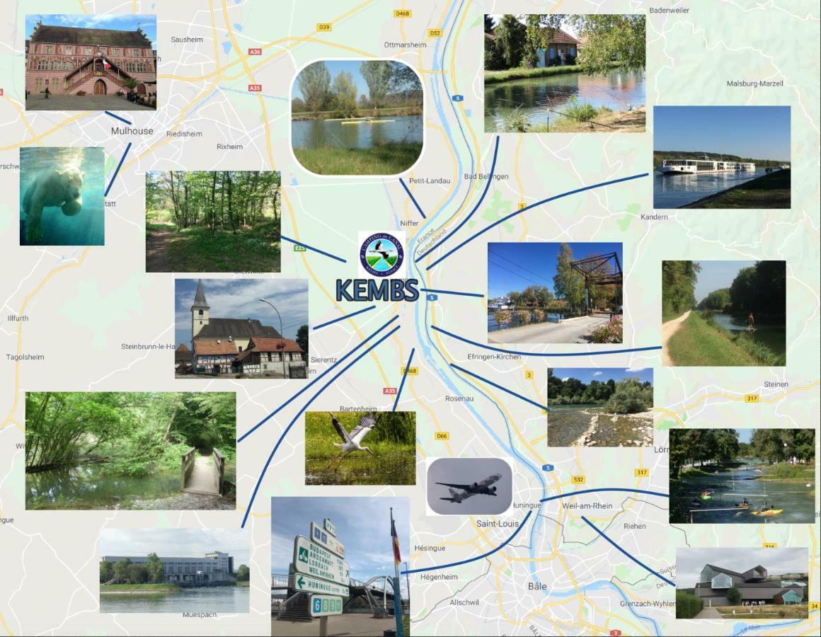 Camping Du Canal Kembs Buitenkant foto
